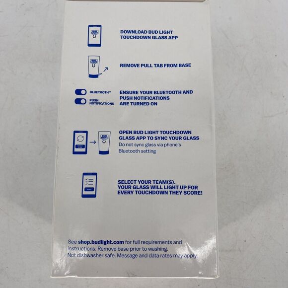 Bud Light Touchdown Plastic Glass Indianapolis Colts Light Up Tumbler - Picture 5 of 7